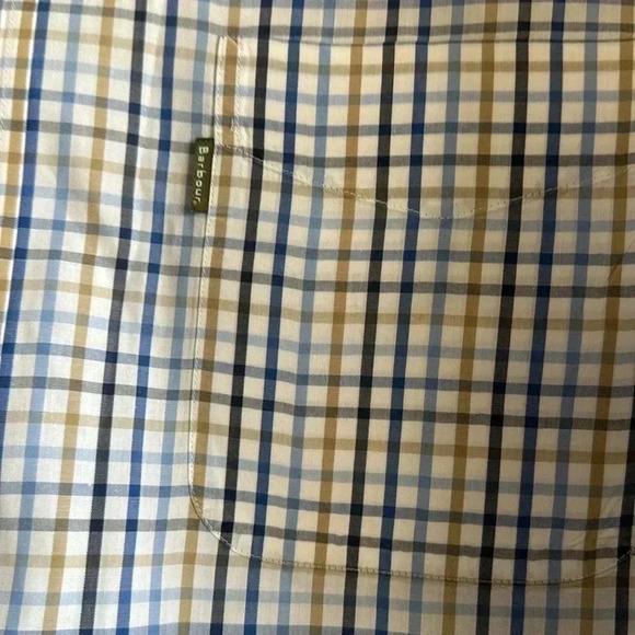Barbour Men’s Button Down Summer Tattersall Size M - Picture 2 of 7